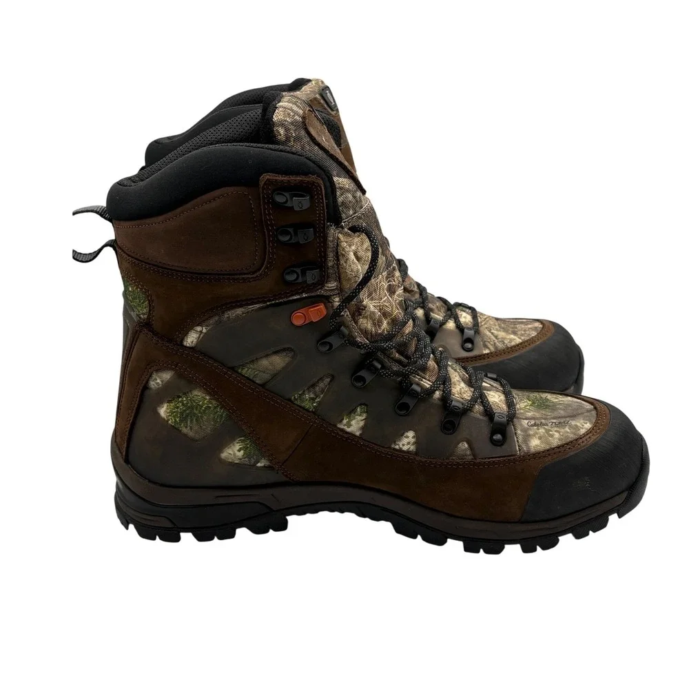 Cabelas Hunting Boots Mens 14M Camo Brown Good Gore-Tex Waterproof Insulated